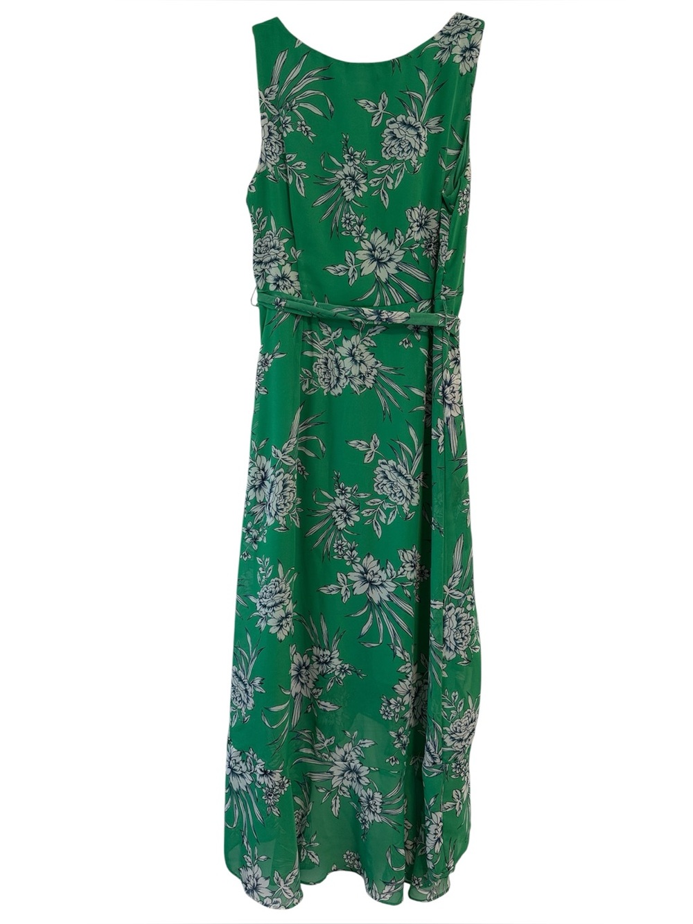 ☀️ Roz & Ali Green Floral High Low Dress - Picture 5 of 5